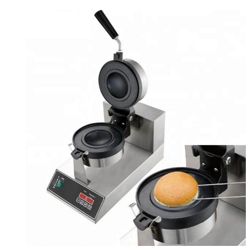 Commercial Gelato Panini Press Machine Electric Ice Cream Waffles Ufo Burger Grill Flying Saucer Sandwich Press Maker