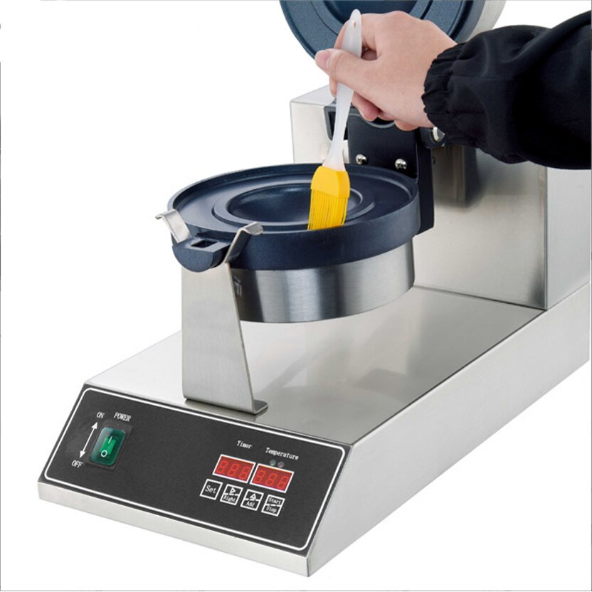 Commercial Gelato Panini Press Machine Electric Ice Cream Waffles Ufo Burger Grill Flying Saucer Sandwich Press Maker