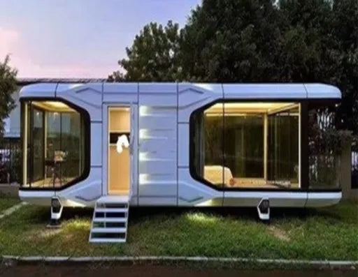 Luxury Prefab House Hotel Space Capsule Home Mobile Villa Modern Log Cabin Homestay Leisure House