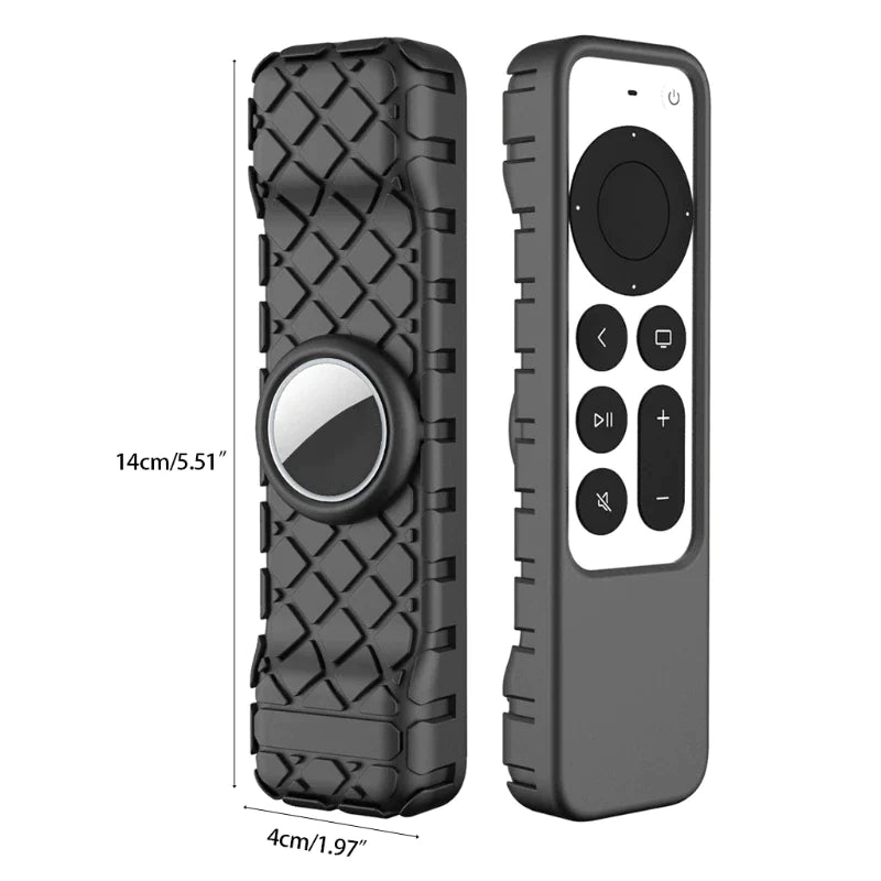 2021 New Protective Case for Apple 4K HD TV Siri Remote Anti-Slip Durable Shockproof Silicone Cover Airtag Applicable