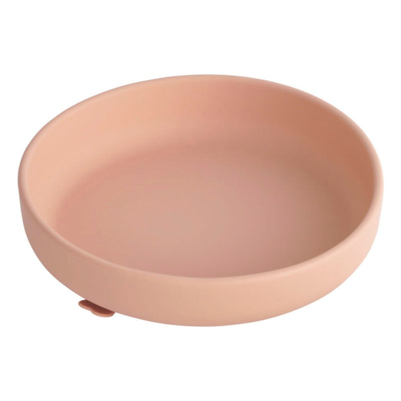 100% Food Safe Approve Silicone Children's Tableware Fashionable Round Food Plates Waterproof Training Bowl Baby Accessories