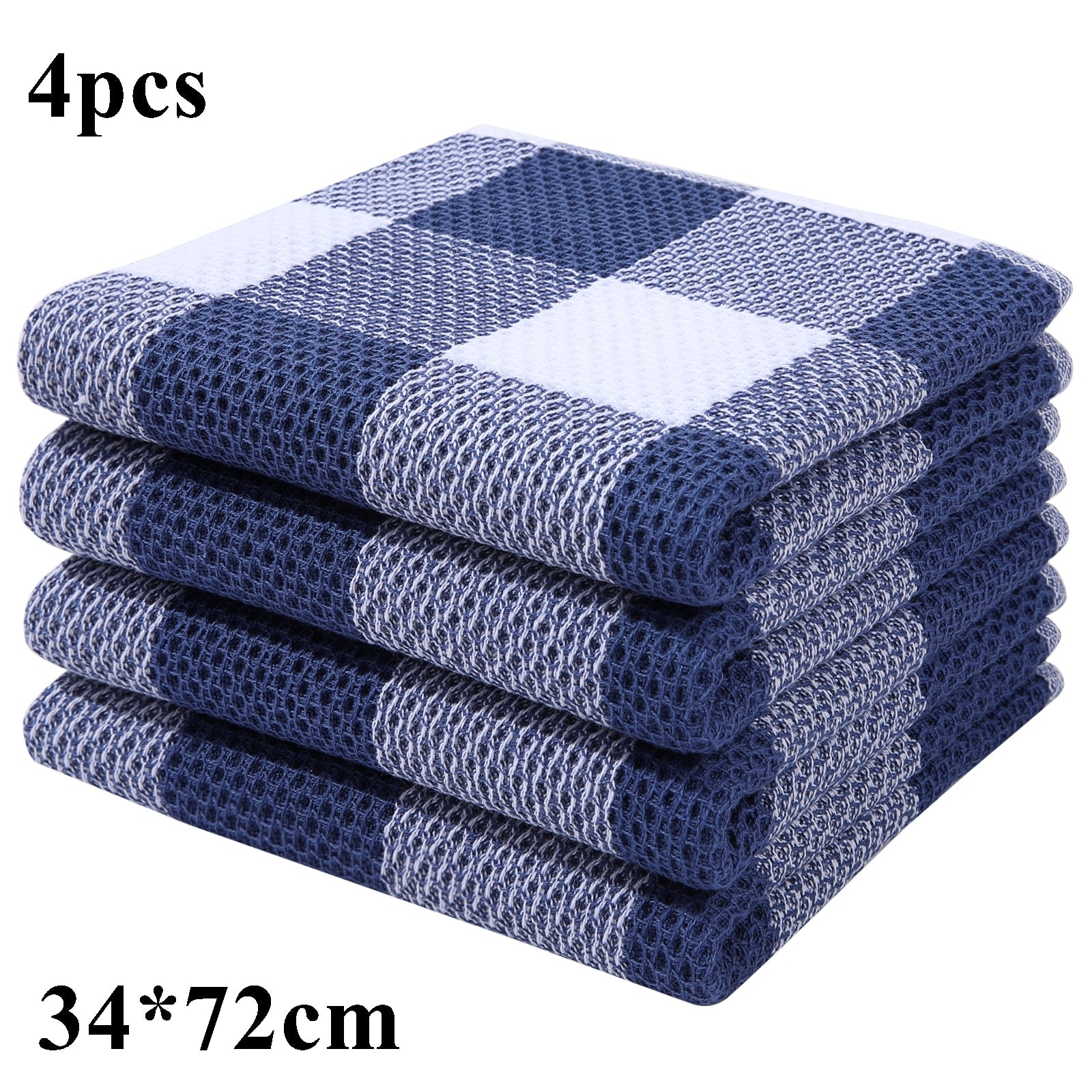 100% Cotton Dishcloth Ultra Soft Absorbent Kitchen Towel Household Cleaning Cloth Kitchen Tools Gadgets Wash Cloth