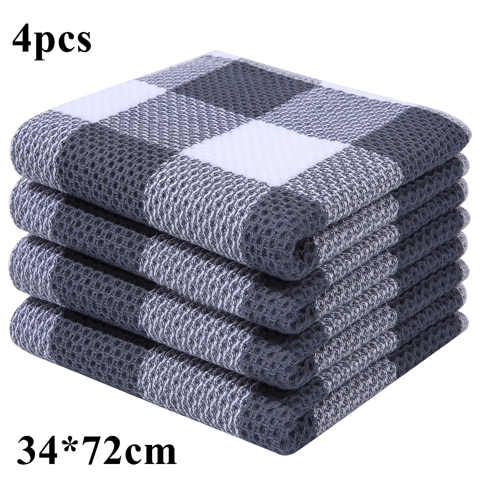 100% Cotton Dishcloth Ultra Soft Absorbent Kitchen Towel Household Cleaning Cloth Kitchen Tools Gadgets Wash Cloth