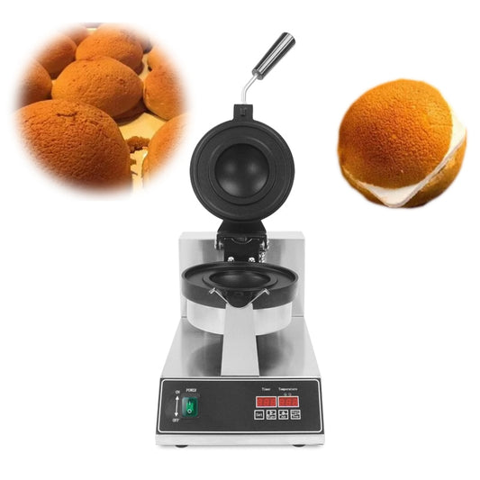 Commercial Gelato Panini Press Machine Electric Ice Cream Waffles Ufo Burger Grill Flying Saucer Sandwich Press Maker