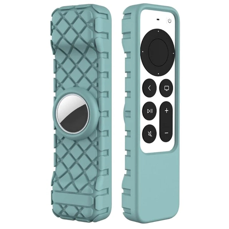 2021 New Protective Case for Apple 4K HD TV Siri Remote Anti-Slip Durable Shockproof Silicone Cover Airtag Applicable